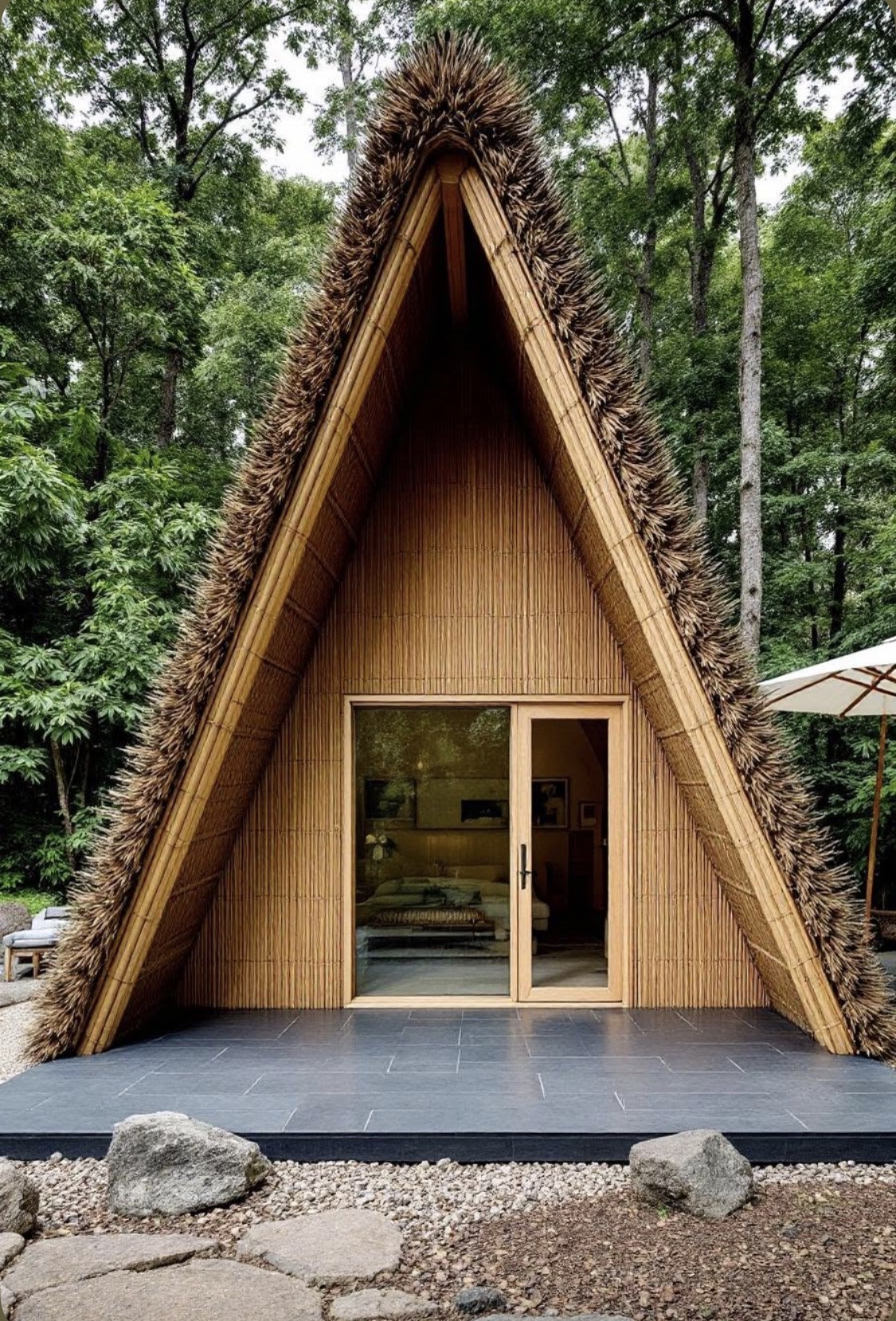 A-House Model — Natural Exterior